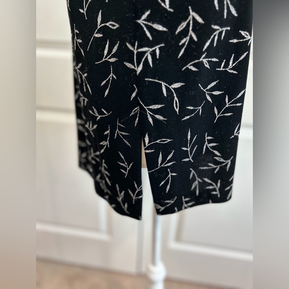 Black Velvet Jacket Blazer Silver Metallic Womens Evening Formal SZ 10P - Picture 5 of 14